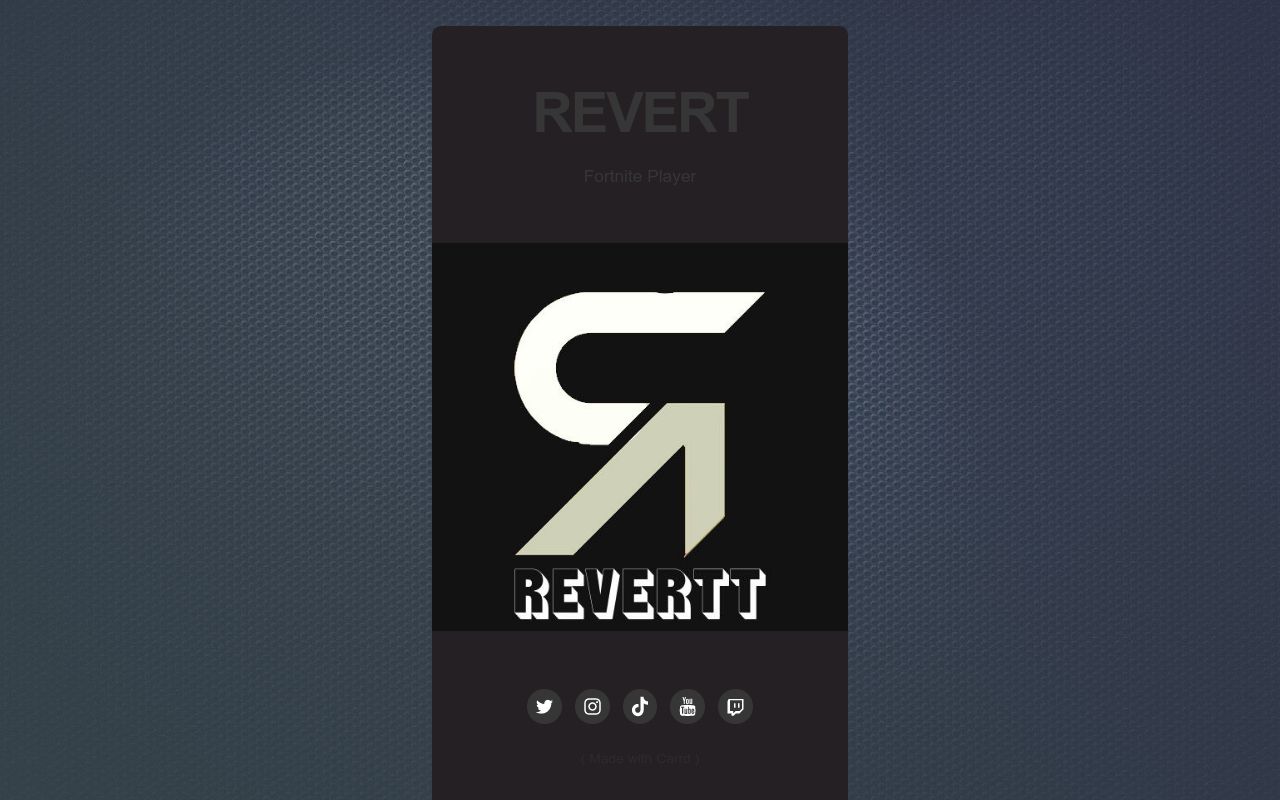 Carrd profile picture for @revert